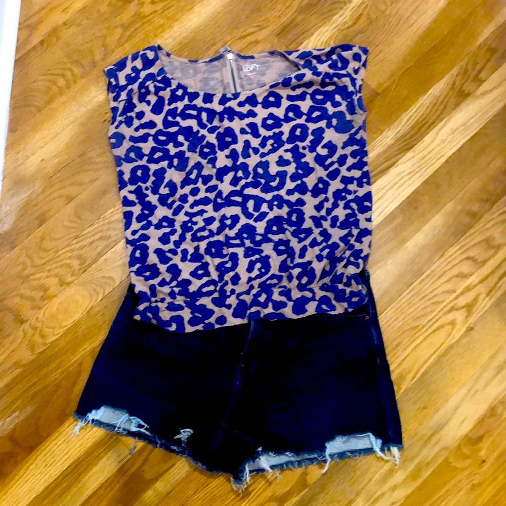 Loft Leopard Print Shirt